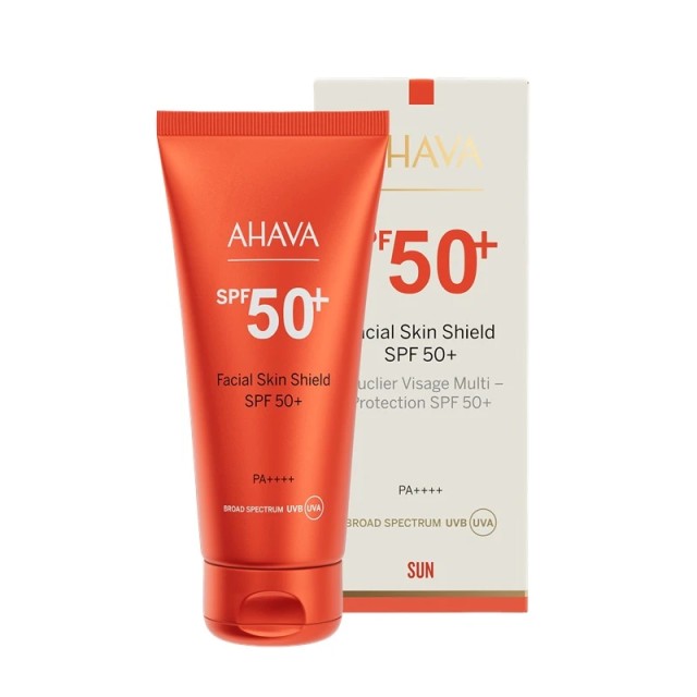 AHAVA Facial Skin Shield SPF50+, Ελαφριά Αντηλιακή Κρέμα Προσώπου - 50ml